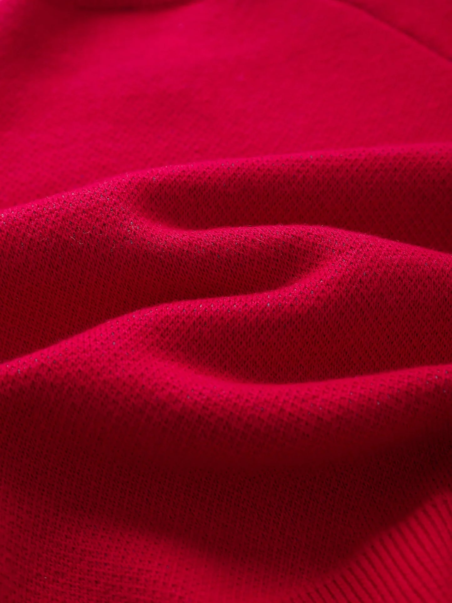 Kids Button‑Up Cardigan – Red