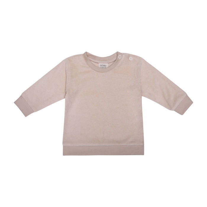 Wooly Organic - Baby Terry Sweater (Peach)