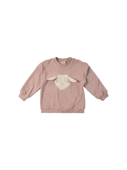 Terry Oversized Sweater With Sheep (GOTS)