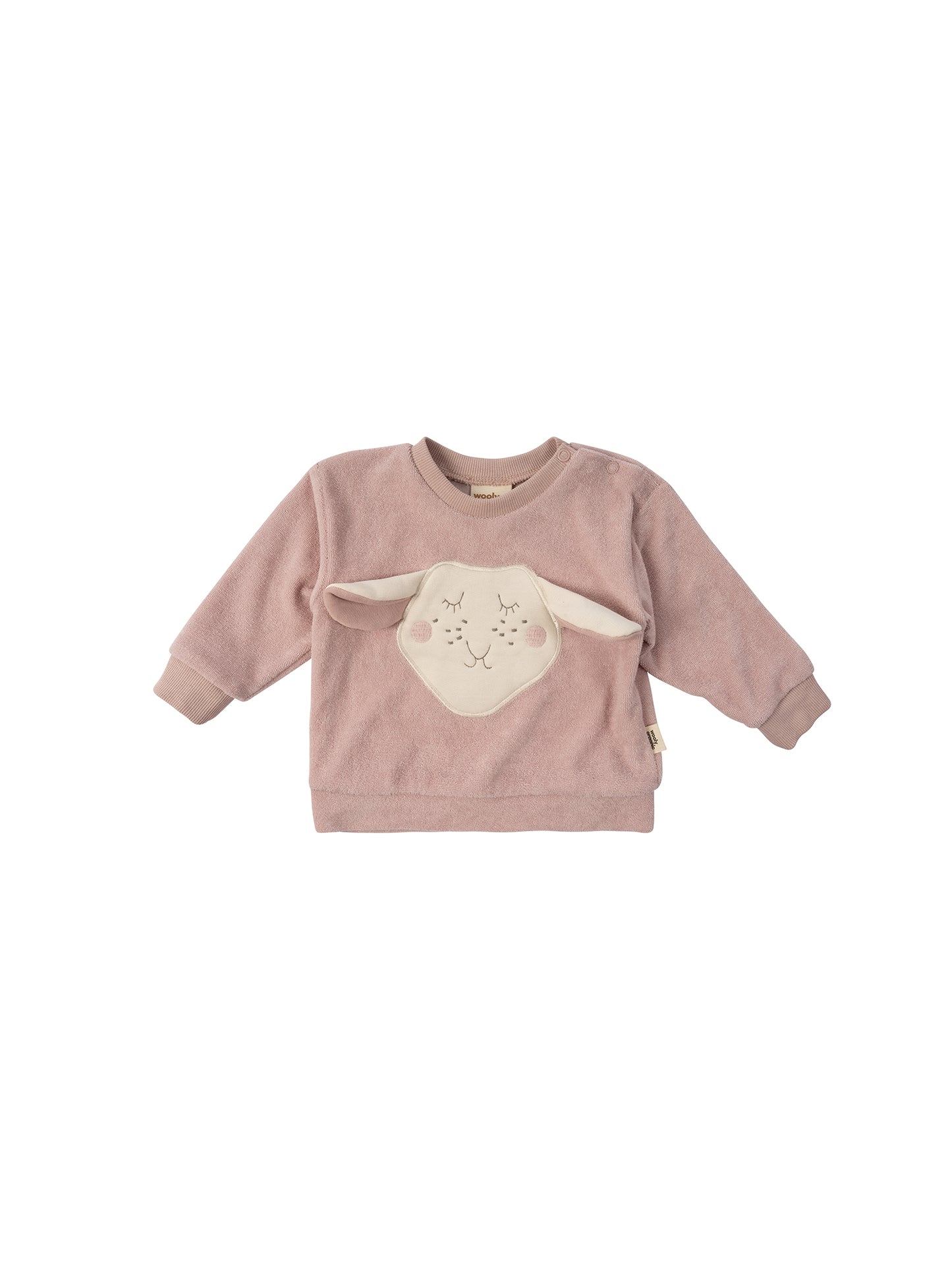 Embroidered Terry Sweater (GOTS)