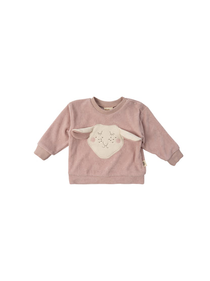 Embroidered Terry Sweater (GOTS)