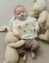 Baby Terry Sweater with Bunny Appliqué