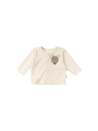 Embroidered Terry Jacket (GOTS)