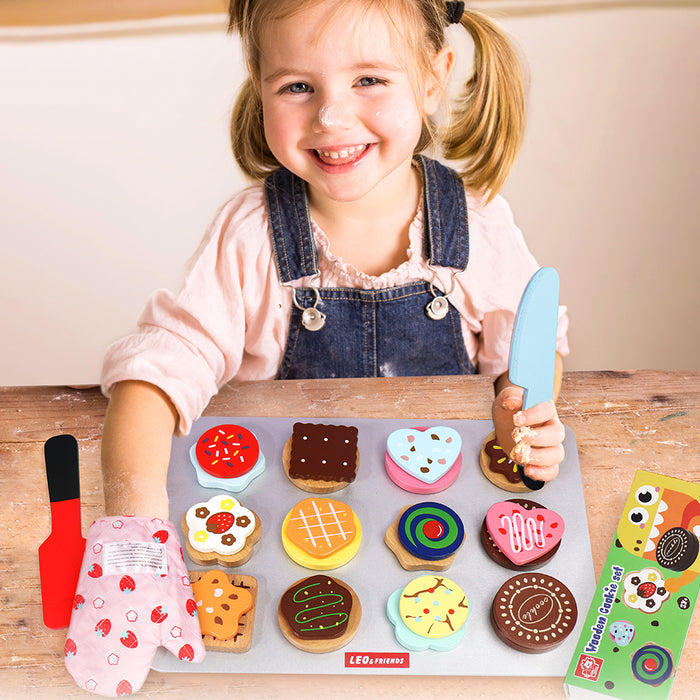 Leo & Friends - Wooden Cookie Baking Set product image model