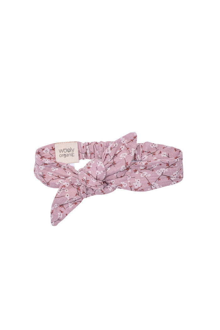 Wooly Organic SS23 - Muslin Elastic Headband (Pink Sand Flowers)