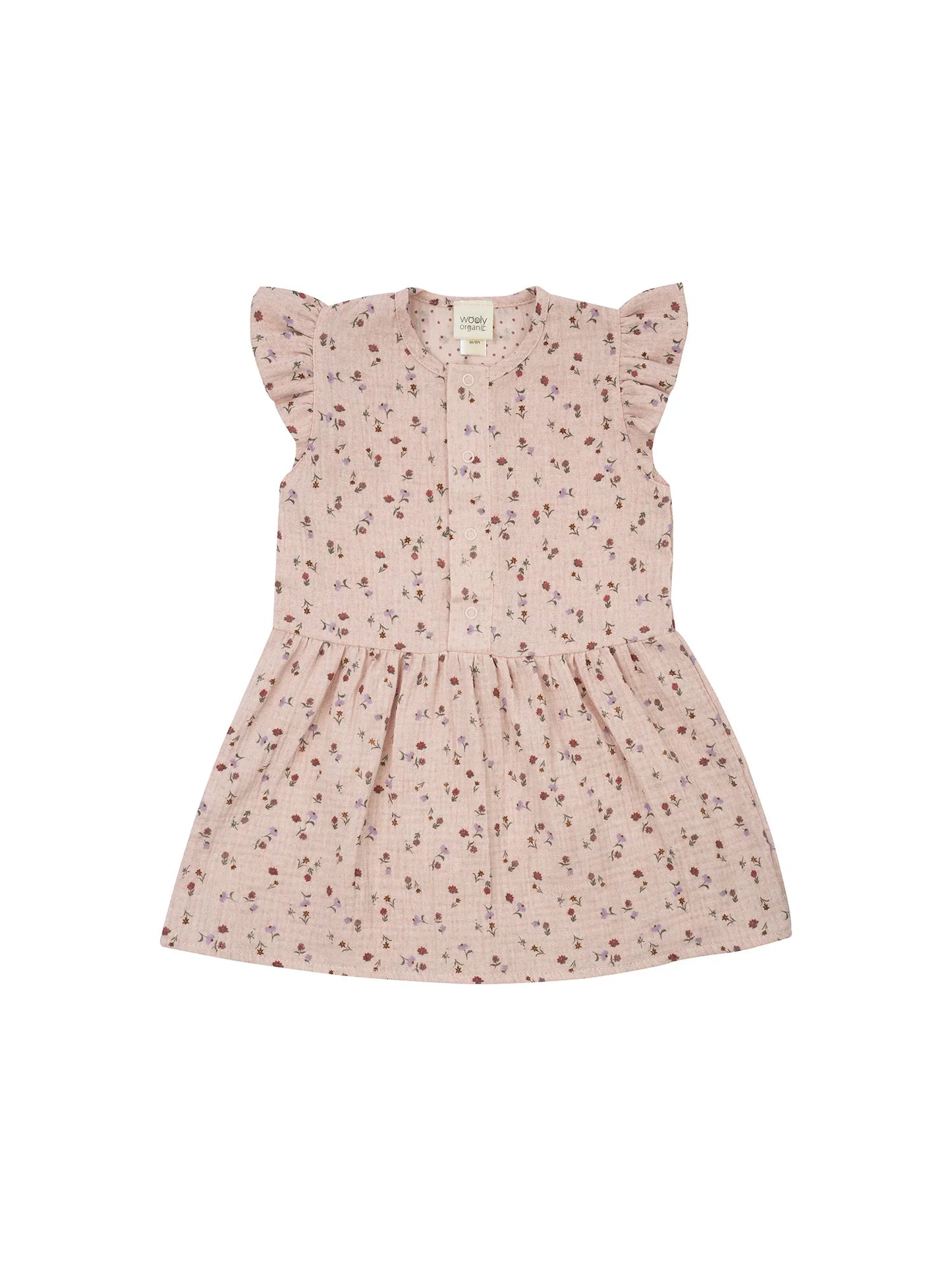 Muslin Dress With Wings