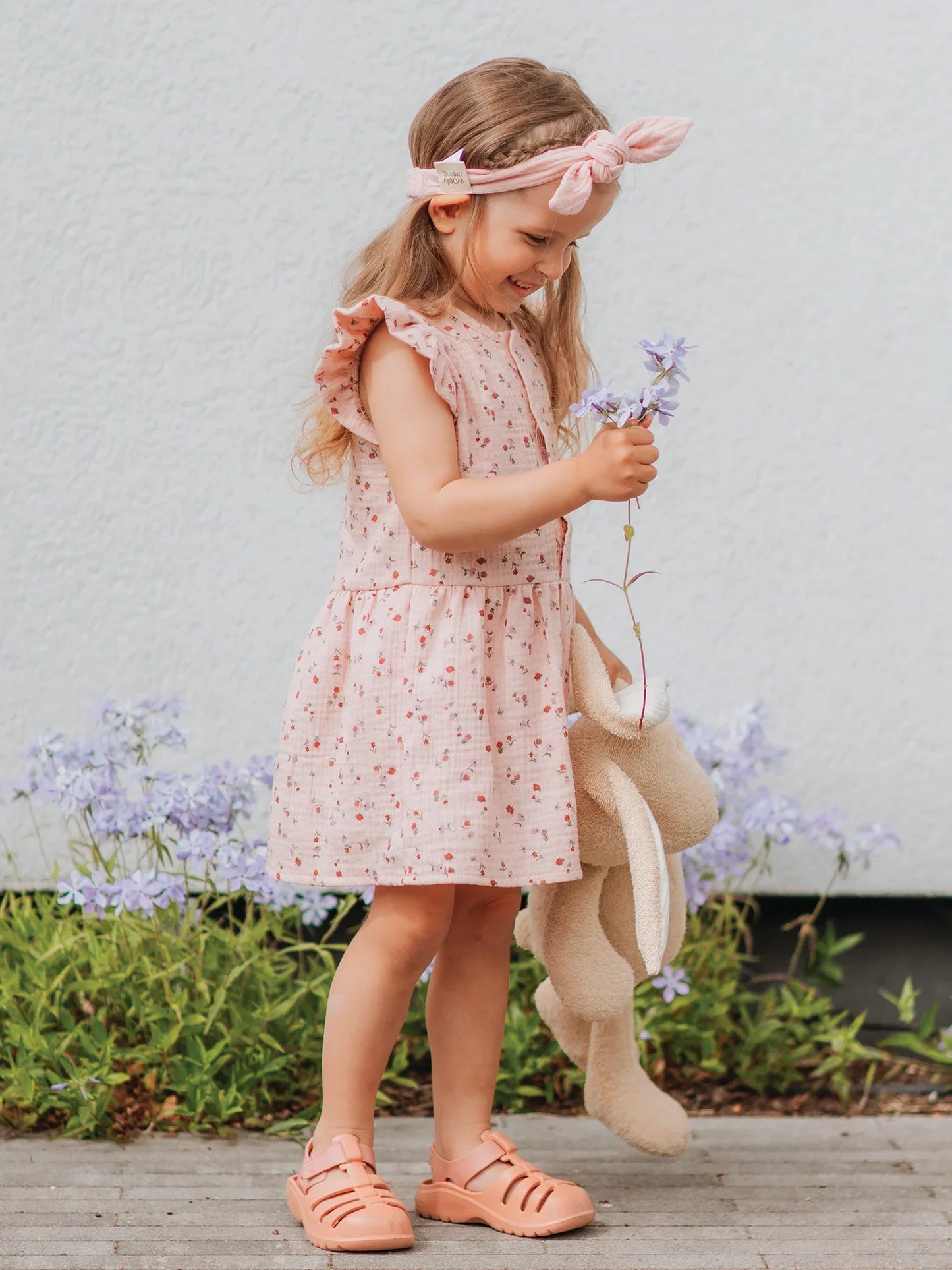 Muslin Dress With Wings