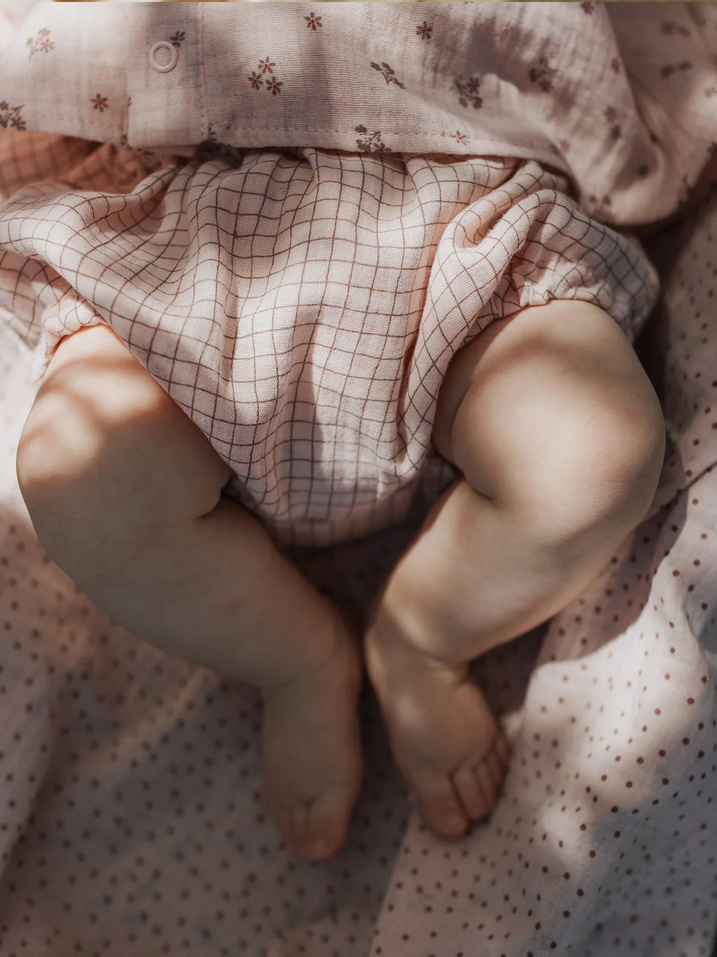 Floral Muslin Blouse & Bloomers Set