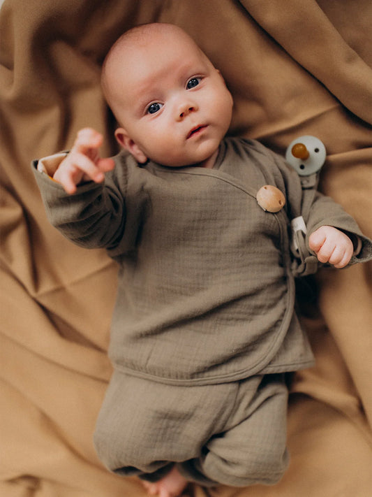 Muslin Wrap Jacket (GOTS)
