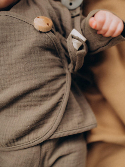 Muslin Wrap Jacket (GOTS)