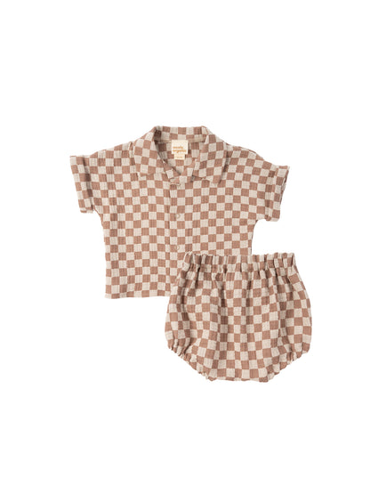 Muslin Baby Shirt With Bloomers (GOTS)