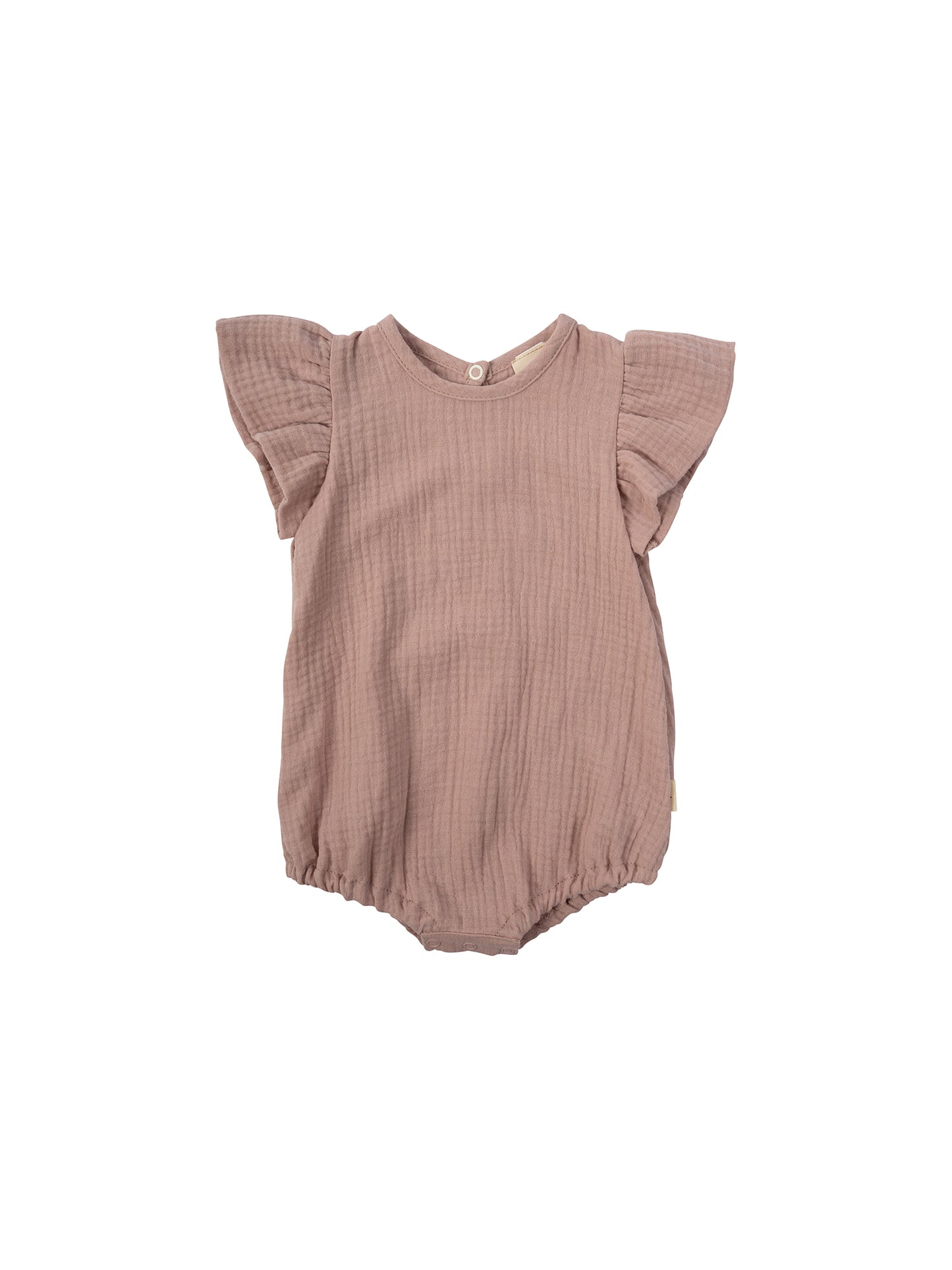 Muslin Romper With Wings (GOTS)
