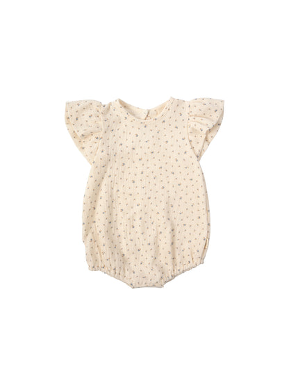 Muslin Romper With Wings (GOTS)
