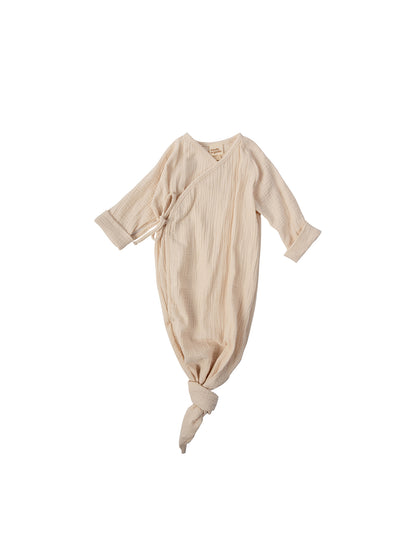 Muslin Knotted Kimono Gown (GOTS)