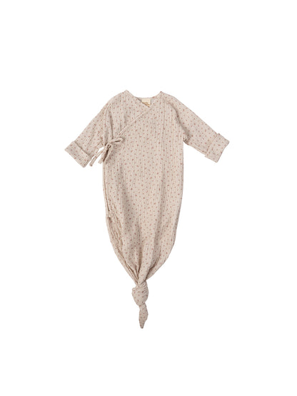 Muslin Knotted Kimono Gown (GOTS)