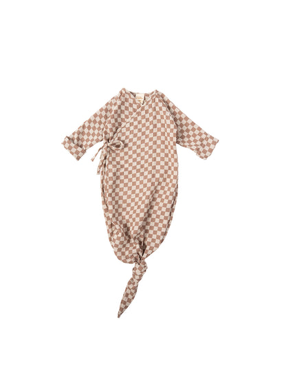 Muslin Knotted Kimono Gown (GOTS)