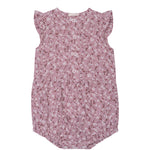 Wooly Organic Wooly Organic SS23 - Muslin Frills Romper (Pink Sand Flowers) Romper