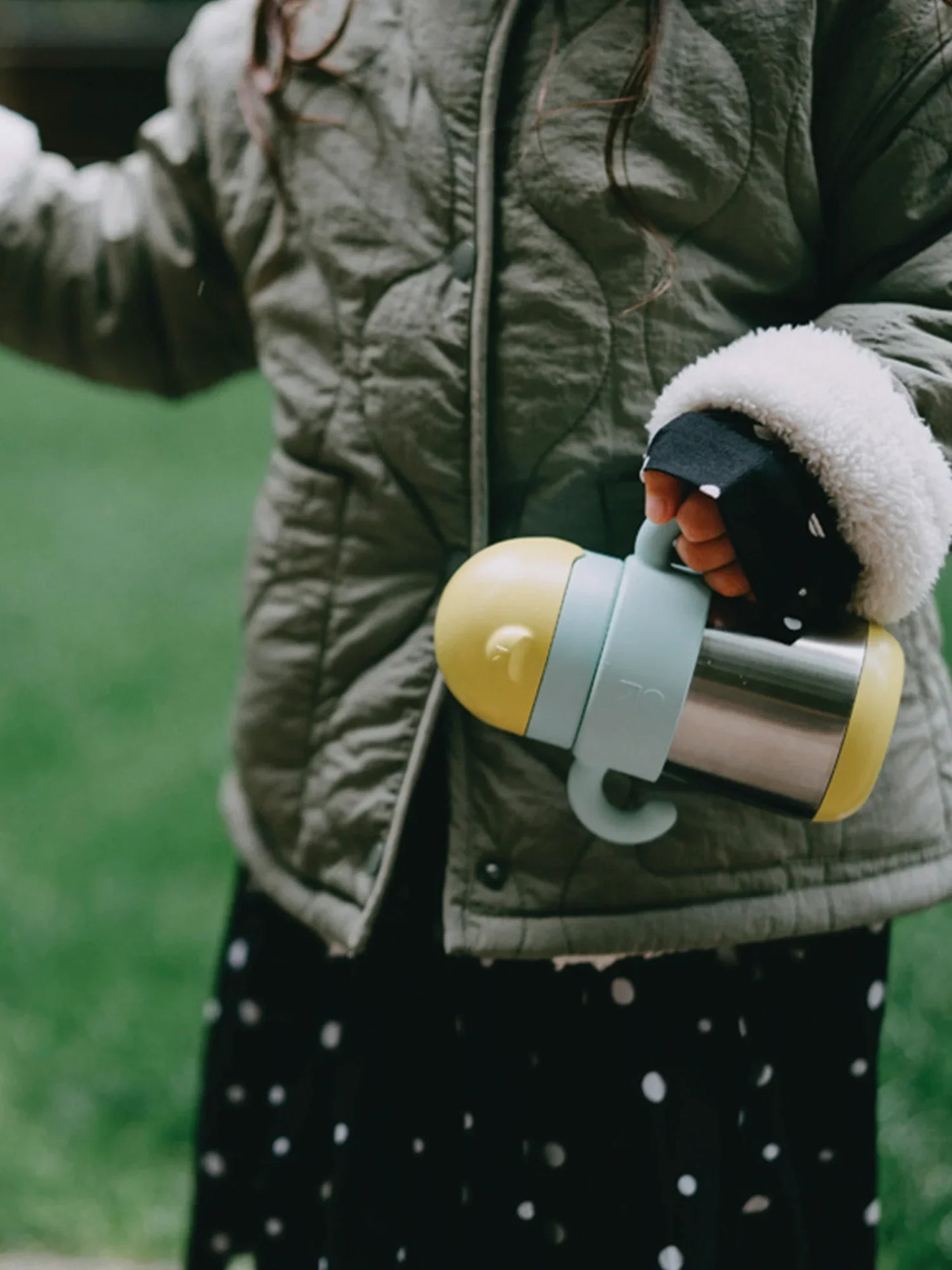 Matt Thermal Straw Bottle - Lemon + Mojito
