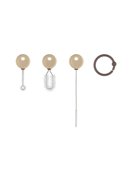 Teddy Cleaning Brush Set - Lemon + Blush