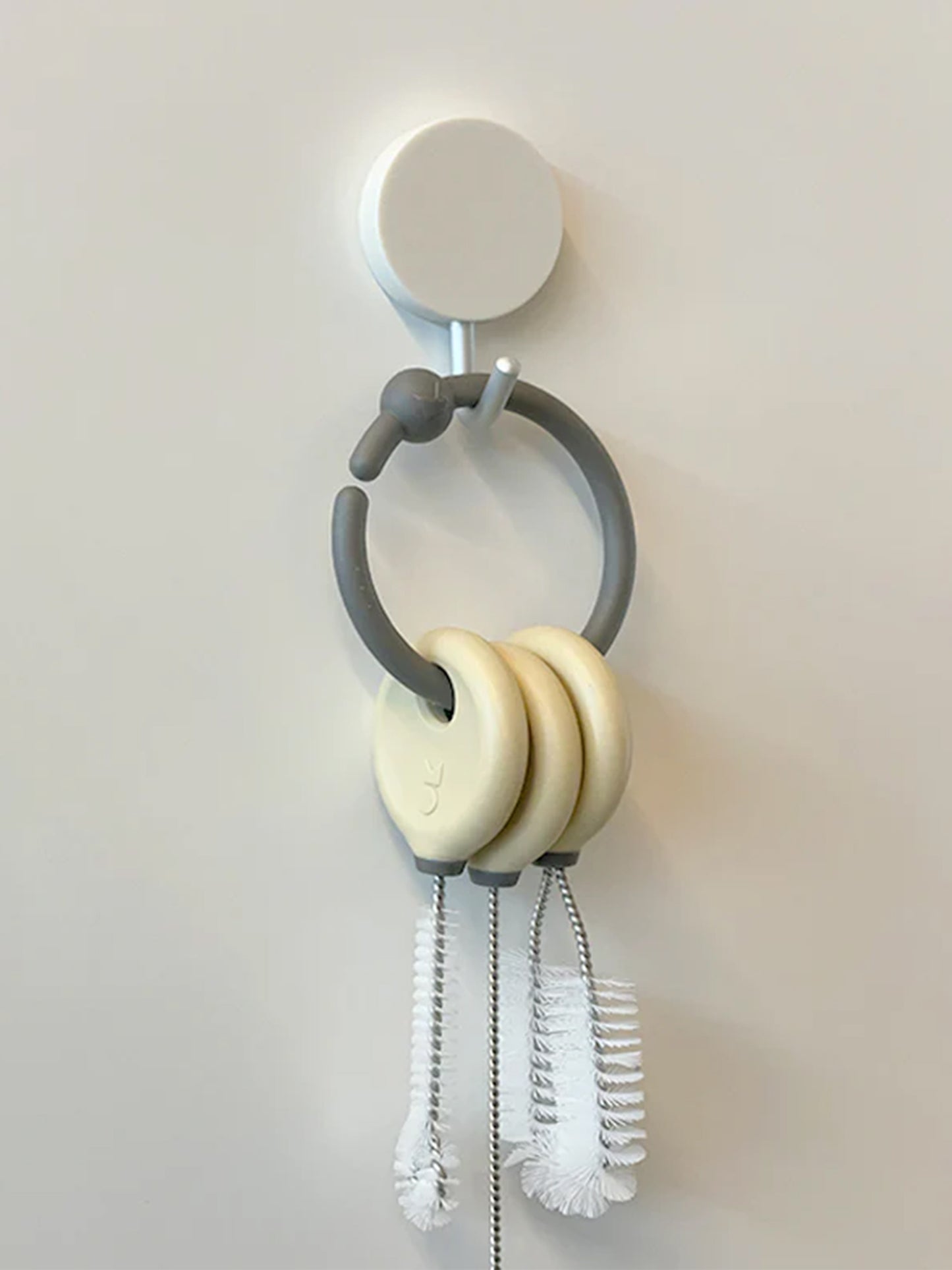 Teddy Cleaning Brush Set - Lemon + Blush