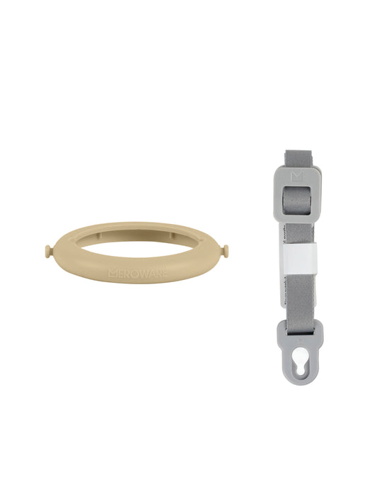 Matt Accessory To-Go Ring Set - Milk Tea