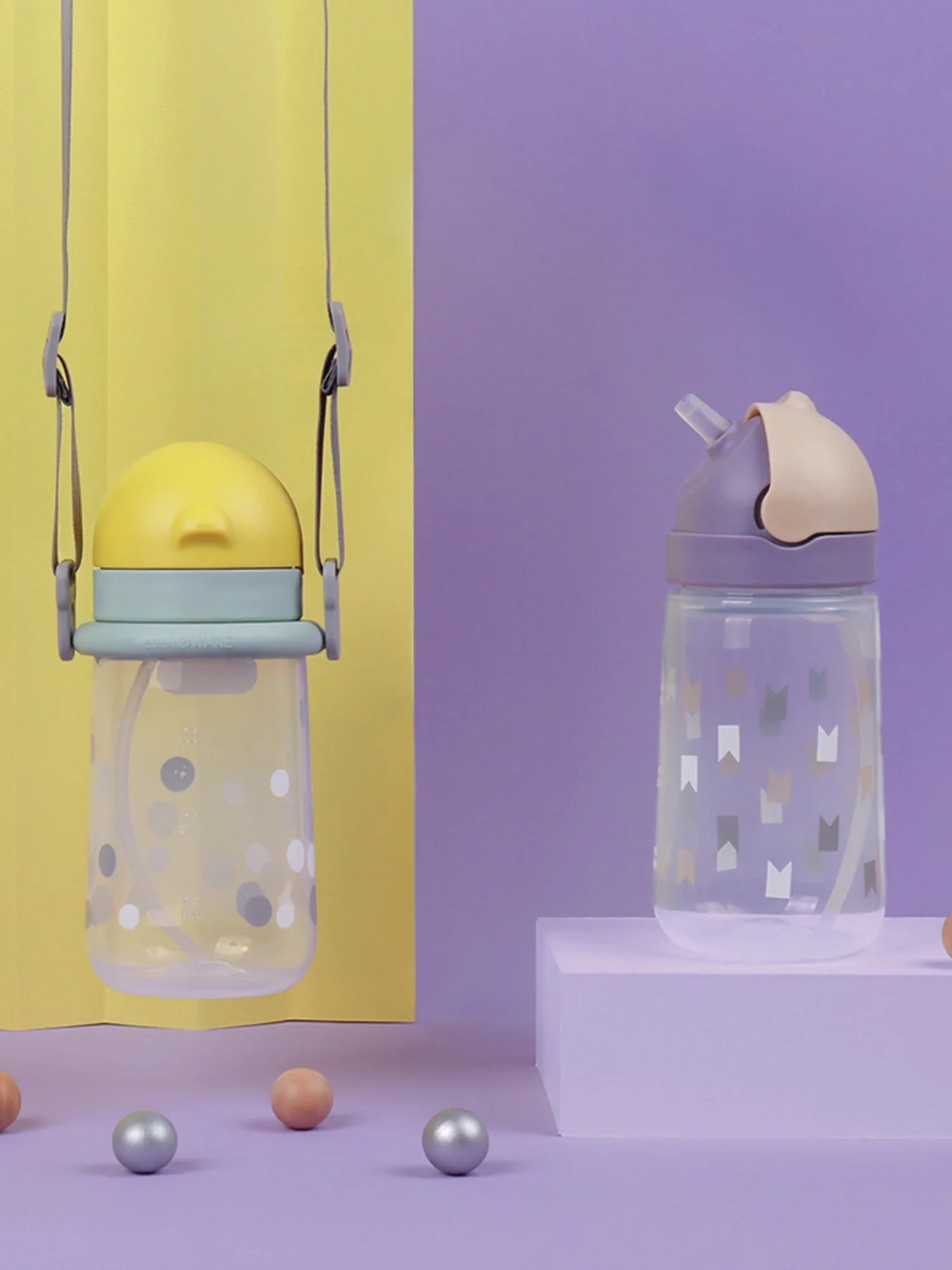 Matt Kid Straw Bottle - Lemon & Mojito + Boba