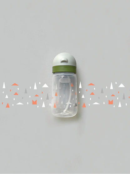 Matt Kid Straw Bottle- Elephant & Army + Forest