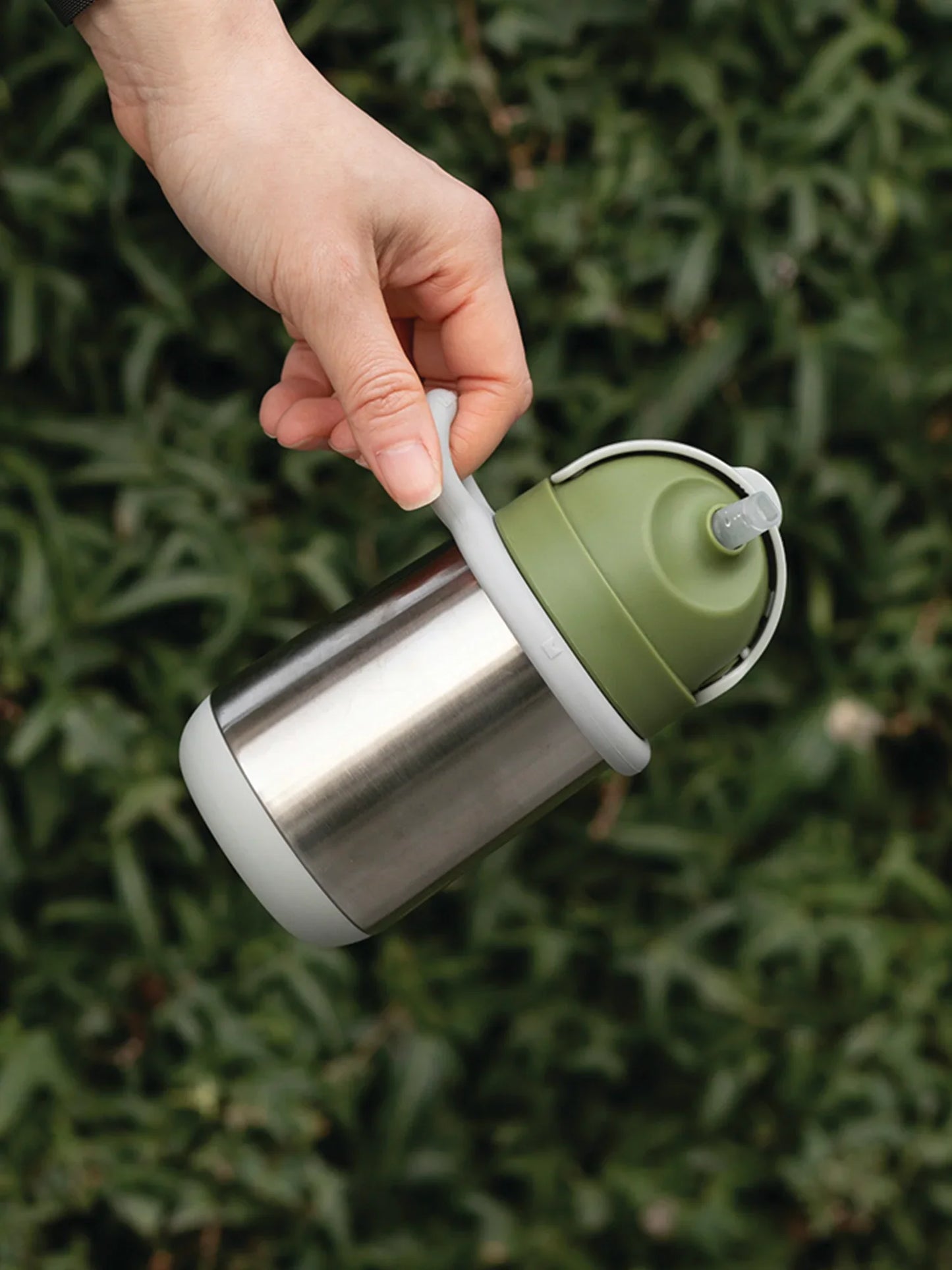 Matt Thermal Straw Bottle - Elephant + Army