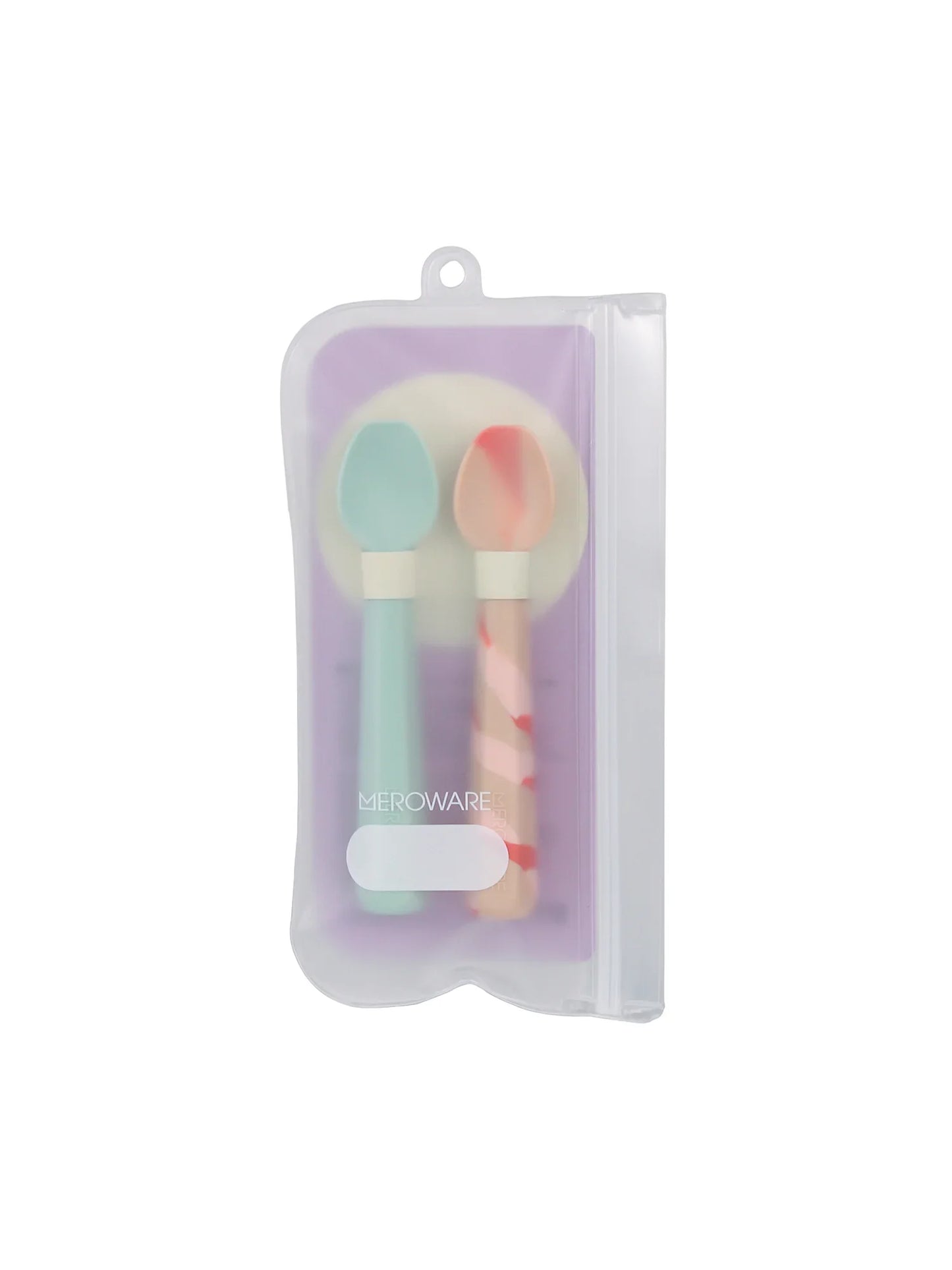 Gary Soft Spoon Set- Mojito + Milk Tea Swirl