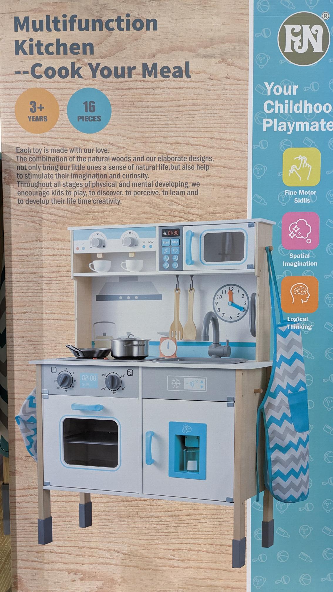 FN FN - Multifunction Kitchen -- Cook Your Meal Wooden Toy