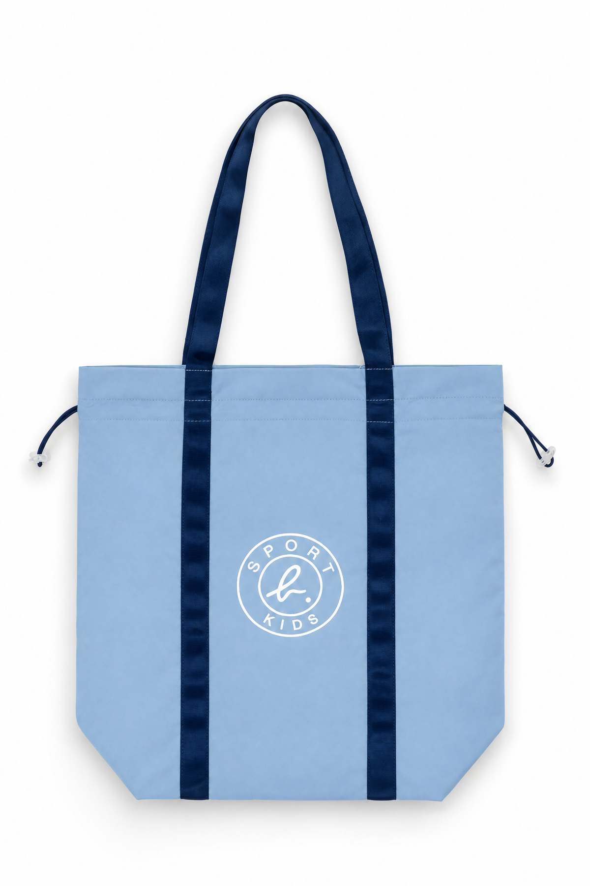 Kids Dino & Logo Drawstring Tote Bag