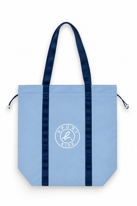 Kids Dino & Logo Drawstring Tote Bag