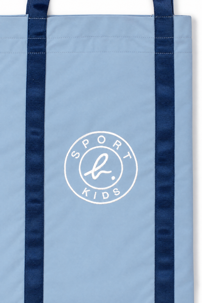 Kids Dino & Logo Drawstring Tote Bag