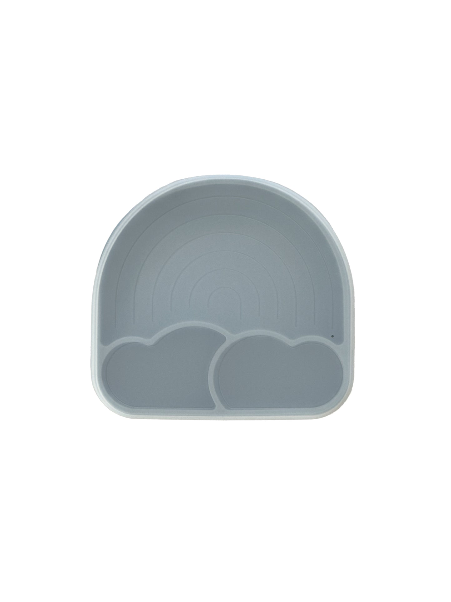 Silicone Rainbow Plates With Lid