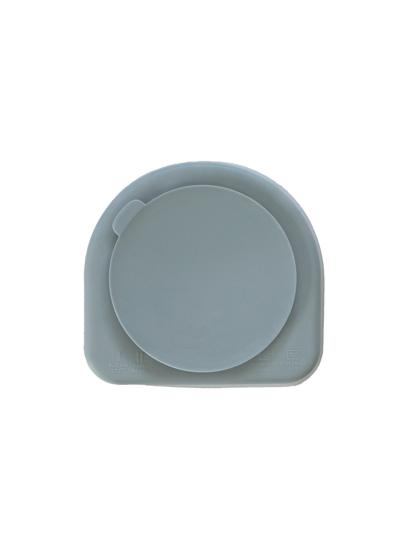 Silicone Rainbow Plates With Lid