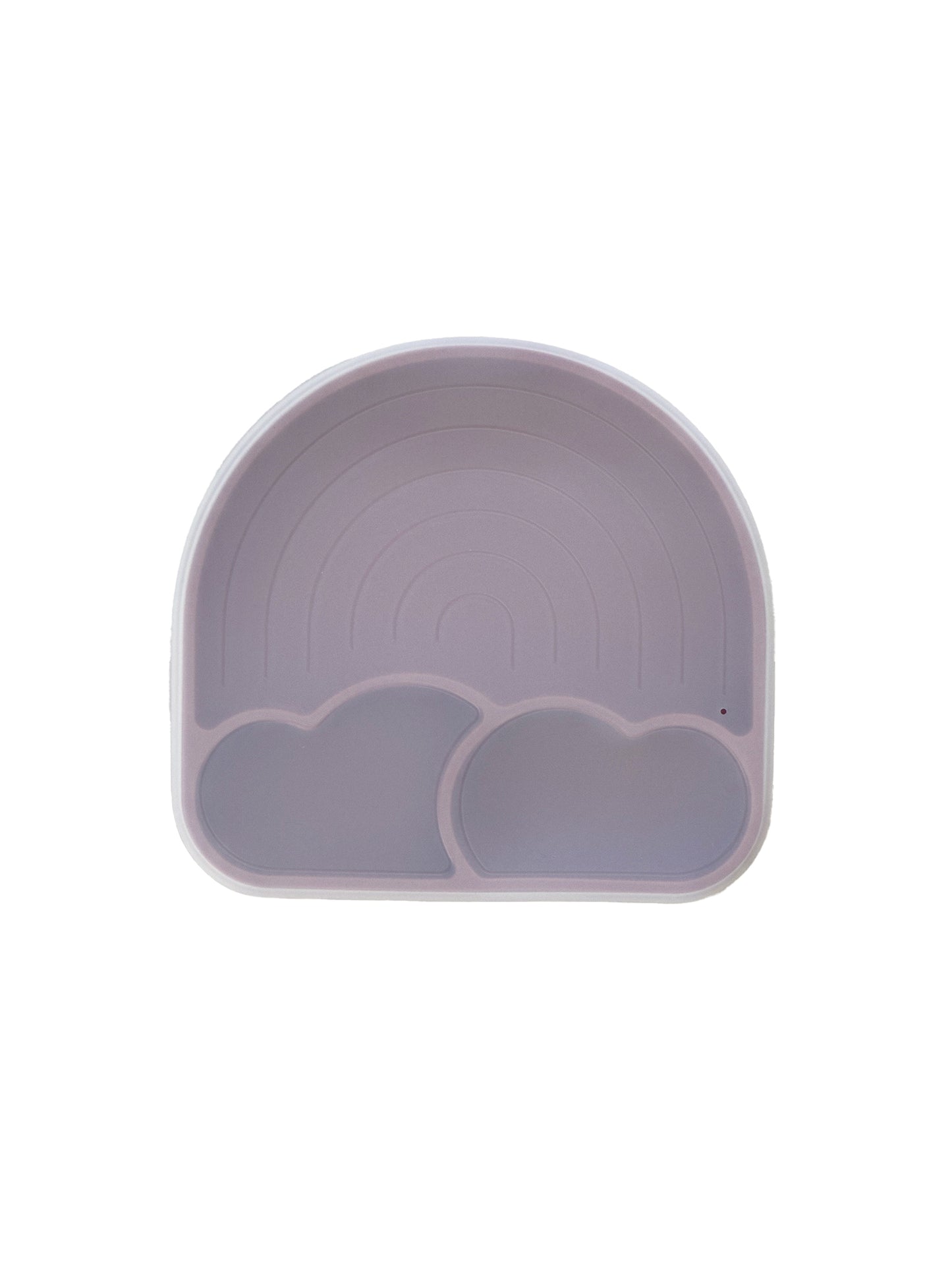 Silicone Rainbow Plates With Lid