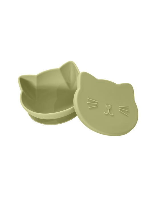 Silicone Cat Bowl With Lid