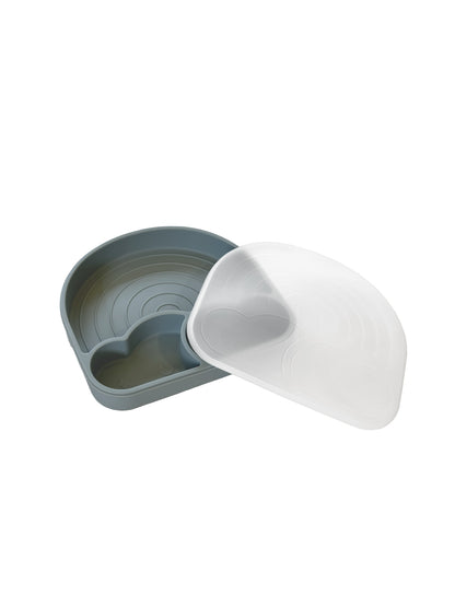 Silicone Rainbow Plates With Lid