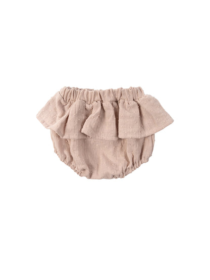 Muslin Dress With Ruffles (GOTS)