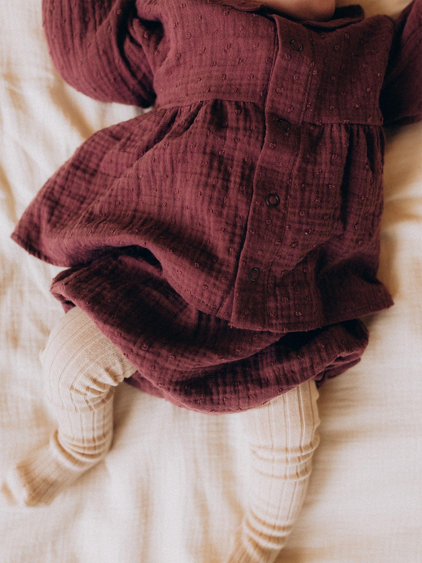 Muslin Long Sleeve Blouse & Bloomers Set (GOTS)