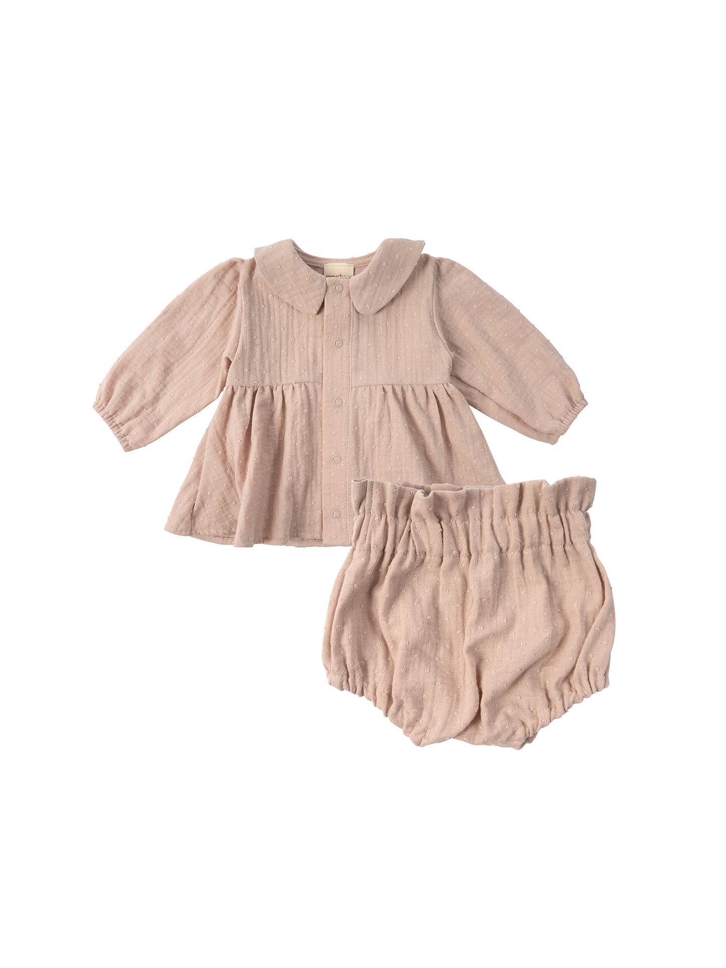 Muslin Longsleeve Blouse With Bloomers (GOTS)