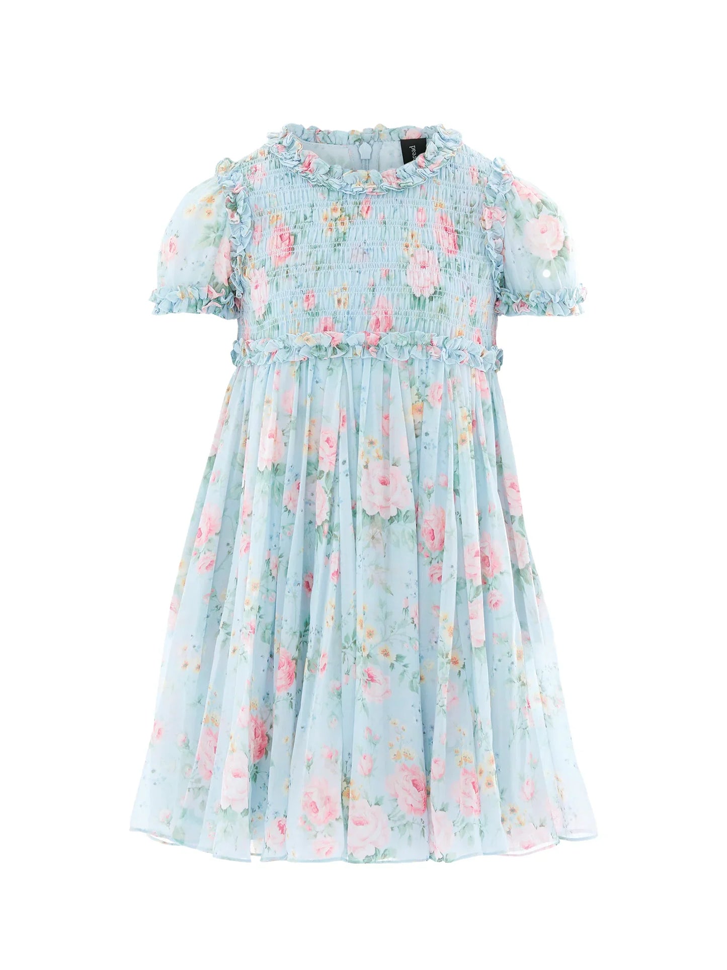Pompadour Garden Giselle Chiffon Kid Dress