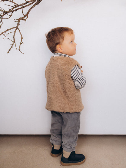 Oversized Plush Vest (GOTS)