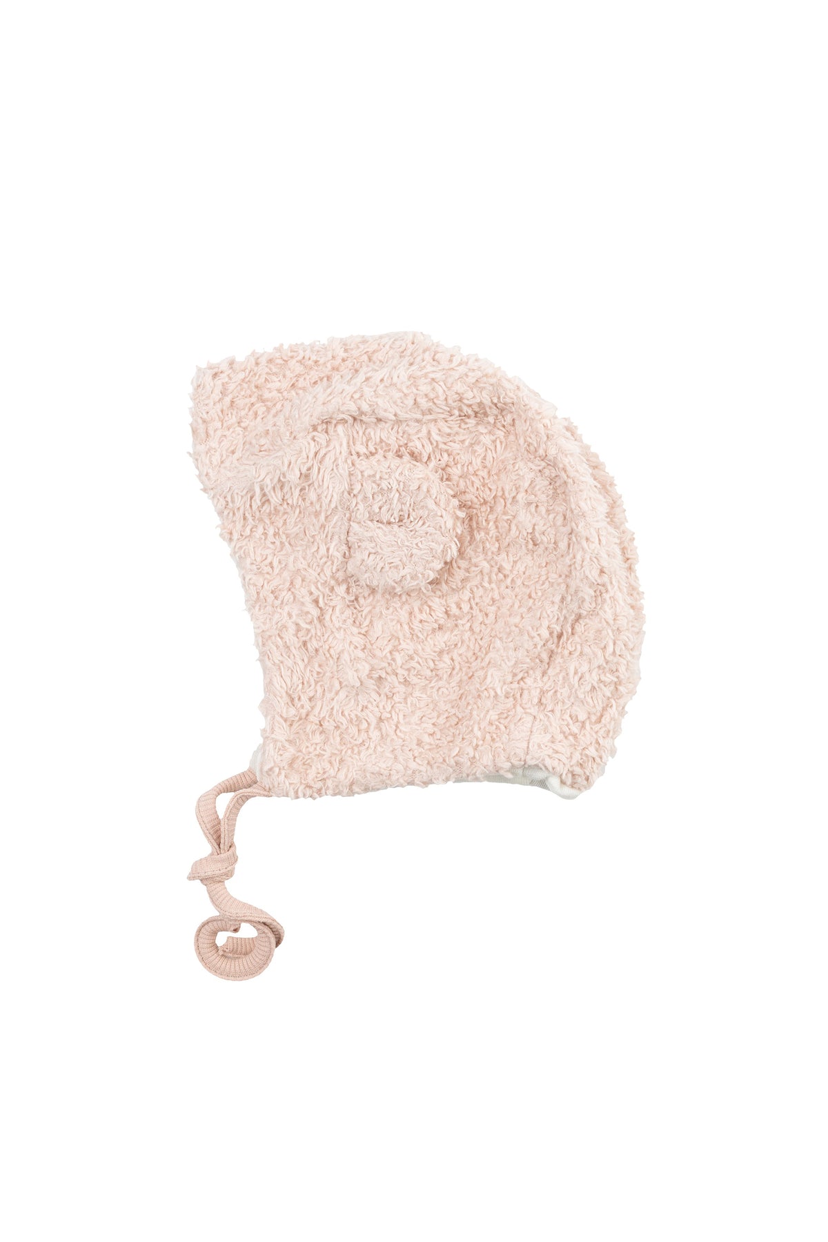 Plush Hat with Teddy Ears with Merino Wool Lining