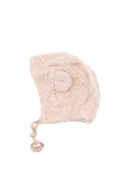 Plush Hat with Teddy Ears with Merino Wool Lining