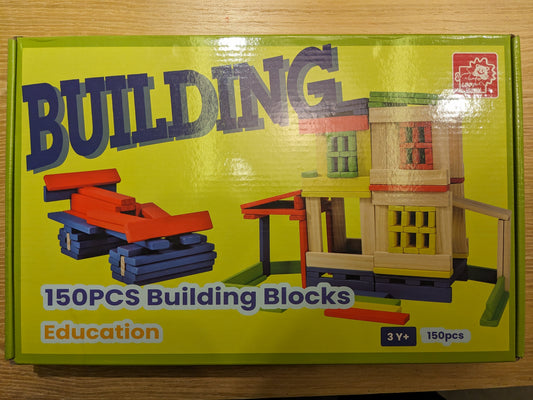 Leo & Friends Leo & Friends - Construction Blocks 150pcs Wooden Toy