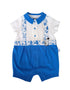 Vauva x Moomin Vauva x Moomin - Baby Boy MoominPapa Embroidered Polo Romper - White Romper