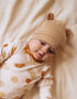 Baby Beanie Hat With Teddy Ears Rib (GOTS)