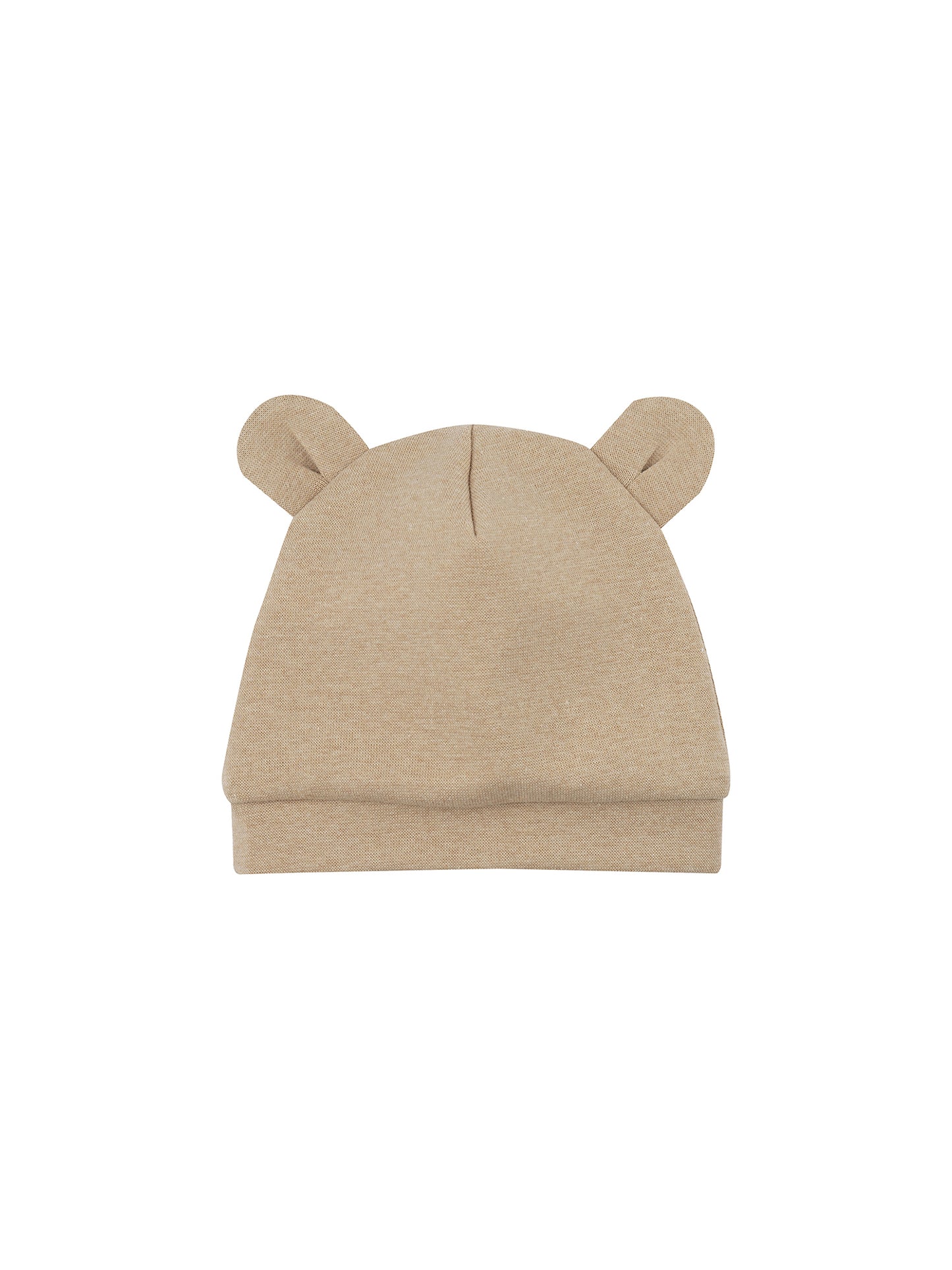 Baby Beanie Hat With Teddy Ears Rib (GOTS)