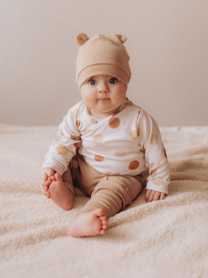 Leggings With Teddy Ears Rib (GOTS)